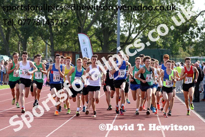 Mens under-17s, Northern Road Relays, Blackpool. Photo: David T. Hewitson/Sports for All Pics
